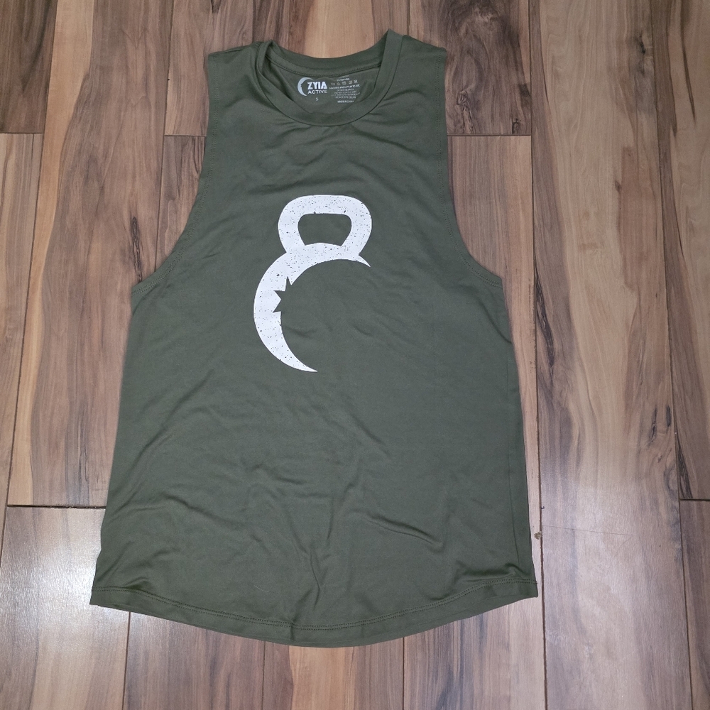 Zyia Active Kettle Moon Tank Top Green